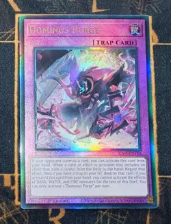 YUGIOH Dominus Purge (RA05-EN150) Ultimate Rare 1st Edition Near Mint - Image 1