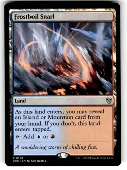 Frostboil Snarl Commander: Aetherdrift Regular MTG - Image 1