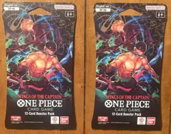 One Piece TCG OP-06 Wings Of The Captain Sleeved Blister Booster Packs Lot Of 2! - Image 1