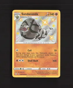 Sandaconda SV071/SV122 Shining Fates Shiny Holo Rare Pokemon Card NM - Image 1