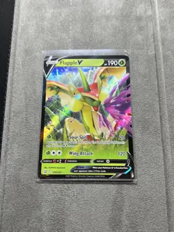 Flapple V 018/163 - Battle Styles - Ultra Rare Holo Pokemon Card Near Mint - Image 1