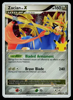 Pokemon Card - Zacian LV. X Sword & Shield Promo SWSH135 Holo - Image 1