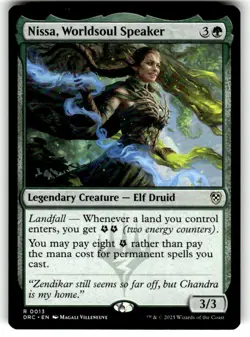Nissa, Worldsoul Speaker Commander: Aetherdrift Regular MTG - Image 1
