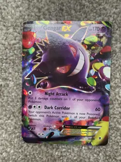 Pokemon Gengar EX TCG Card Phantom Forces 34/119 - Image 1