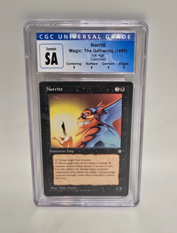 CGC Magic The Gathering Sample card Norritt Ice Age Common - Image 1