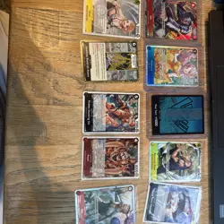 Lot Of 11 OP15 Alt Art, SR, R, Holo Don, And Leader Cards - Image 1