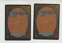 Lot x2 cartes Lightning Bolt UNLIMITED MAGIC MTG ENGLISH 1993 EX-NM - Image 2