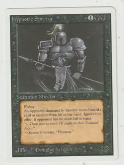 x1 carte Hypnotic Specter UNLIMITED MAGIC MTG ENGLISH 1993 EX-NM - Image 1