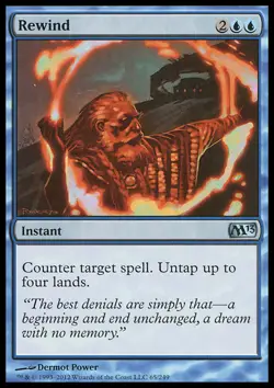 MTG REWIND FOIL - RIFARE - M13 - MAGIC - Image 1