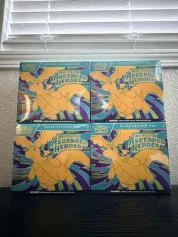 Pokemon Ascended Heroes Elite Trainer Box ETB Lot Of (4), New and Sealed! - Image 1