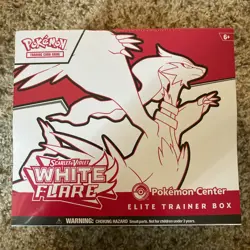 Pokemon Center Exclusive S&V White Flare ETB Elite Trainer Box SEALED NEW - Image 1