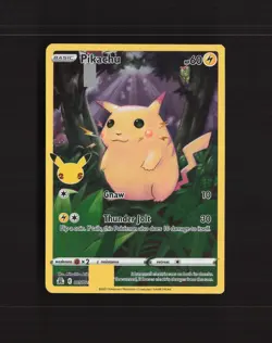 Pikachu 005/025 Celebrations Full Art Ultra Rare Holo Pokemon Card NM - Image 1