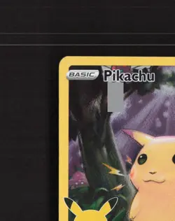Pikachu 005/025 Celebrations Full Art Ultra Rare Holo Pokemon Card NM - Image 3