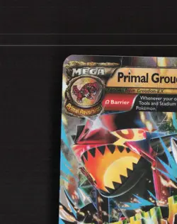 Primal Groudon EX 86/160 Primal Clash Ultra Rare Holo Pokemon Card DMG - Image 3