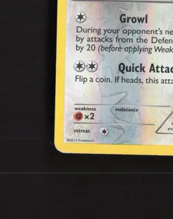 Eevee 89/116 Plasma Freeze Reverse Holo Pokemon Card DMG - Image 5