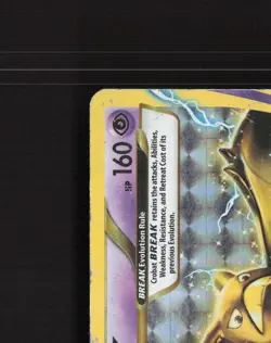 Crobat BREAK XY181 XY Full Art Black Star Promo Holo Pokemon Card DMG - Image 3