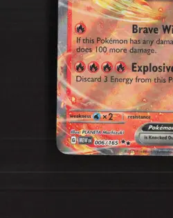 Charizard ex 006/165 Scarlet & Violet 151 Ultra Rare Holo Pokemon Card NM - Image 5