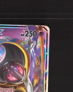 Lunala GX SM17 Sun & Moon Black Star Promo Holo Pokemon Card DMG - Image 4