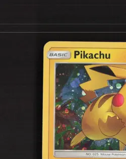 Pikachu SM76 Sun & Moon Black Star Promo Holo Pokemon Card MP - Image 3
