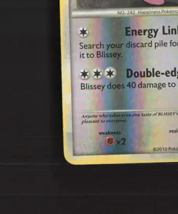 Blissey 36/123 HeartGold SoulSilver Reverse Holo Pokemon Card LP - Image 5
