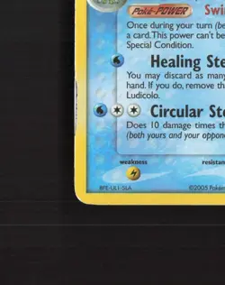 Ludicolo 10/107 EX Deoxys Reverse Holo Rare Stamped Pokemon Card LP - Image 5