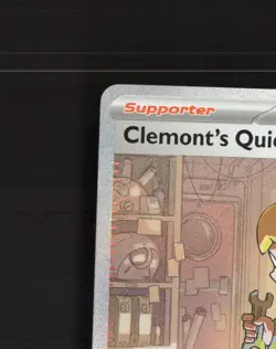 Clemont's Quick Wit 243/191 Surging Sparks Full Art Ultra Rare Pokemon Card NM - Image 3