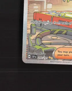 Clemont's Quick Wit 243/191 Surging Sparks Full Art Ultra Rare Pokemon Card NM - Image 5