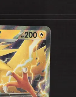 Zapdos ex 145/165 Scarlet & Violet 151 Ultra Rare Holo Pokemon Card NM - Image 4