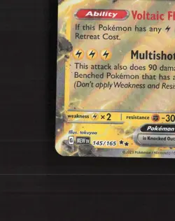 Zapdos ex 145/165 Scarlet & Violet 151 Ultra Rare Holo Pokemon Card NM - Image 5