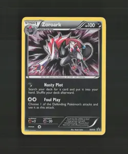 Zoroark BW09 Black & White Black Star Promo Holo Pokemon Card LP+ - Image 1