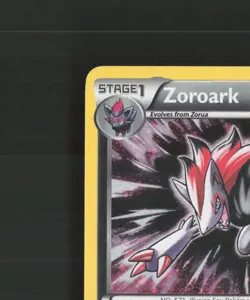 Zoroark BW09 Black & White Black Star Promo Holo Pokemon Card LP+ - Image 3