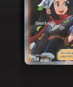 Friends in Hisui 148/159 Crown Zenith Full Art Ultra Rare Holo Pokemon Card NM - Image 5