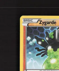 Zygarde 53/124 Fates Collide Reverse Holo Pokemon Card DMG - Image 3