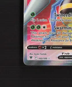 Beedrill V 160/189 Astral Radiance Full Art Ultra Rare Holo Pokemon Card NM - Image 5