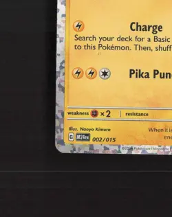 Pikachu 002/015 McDonalds 2024 Promos Holo Rare Pokemon Card NM - Image 5