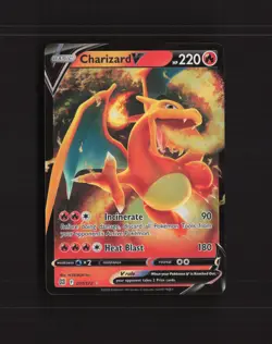 Charizard V 017/172 Brilliant Stars Ultra Rare Holo Pokemon Card NM - Image 1