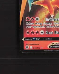 Charizard V 017/172 Brilliant Stars Ultra Rare Holo Pokemon Card NM - Image 5