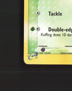 Koffing 54/109 EX Ruby & Sapphire Reverse Holo Pokemon Card DMG - Image 5