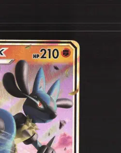 Lucario GX SM100 Sun & Moon Black Star Promo Holo Pokemon Card LP - Image 4