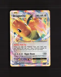 Dragonite EX 72/108 Evolutions Ultra Rare Holo Pokemon Card LP - Image 1