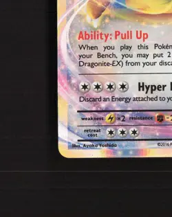 Dragonite EX 72/108 Evolutions Ultra Rare Holo Pokemon Card LP - Image 5