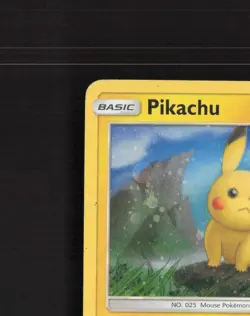 Pikachu SM183 Sun & Moon Black Star Promo Holo Pokemon Card MP - Image 3