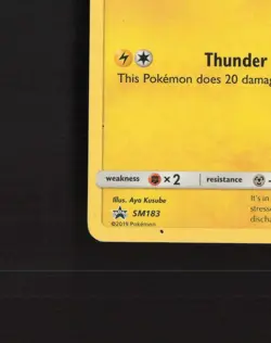 Pikachu SM183 Sun & Moon Black Star Promo Holo Pokemon Card MP - Image 5