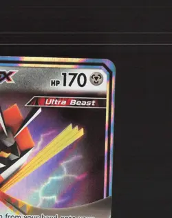 Kartana GX 70/111 Crimson Invasion Ultra Rare Holo Pokemon Card MP - Image 4