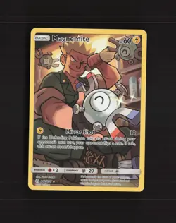 Magnemite 242/236 Cosmic Eclipse Full Art Secret Rare Holo Pokemon Card LP+ - Image 1