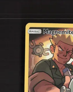 Magnemite 242/236 Cosmic Eclipse Full Art Secret Rare Holo Pokemon Card LP+ - Image 3