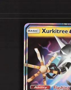Xurkitree GX SM68 Sun & Moon Black Star Promo Holo Pokemon Card DMG - Image 3