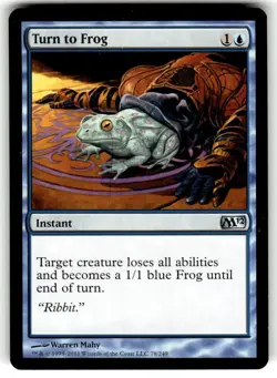 Turn to Frog Core Set 2012 (M12) Regular MTG - Image 1