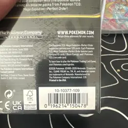 Pokemon Mega Evolution Perfect Order Booster Bundle Box Zygarde Clefable Starmi… - Image 3