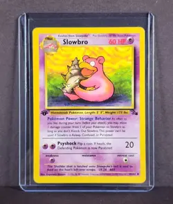 1999 Pokemon TCG Fossil 1st Edition Slowbro 43/62 NEAR MINT - Uncommon English - Image 1